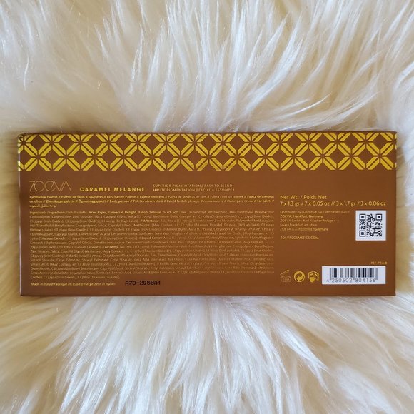 Zoeva "Caramel Melange" Eyeshadow Palette - Picture 2 of 3